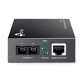 Conversor De Mídia Tp-link Gigabit Ethernet Para Fibra Ótica - Mc210cs