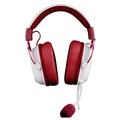 Headset Gamer Redragon Zeus X RGB Surround 7.1 Branco com Vermelho - H510RGB-RED