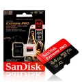 Cartão de Memória Sandisk 64gb Sdxc Extreme Pro - Sdsqxcu-064g-gn6ma