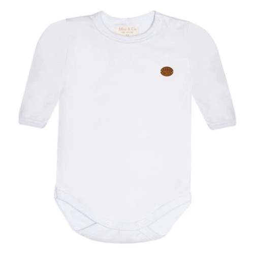 Body Manga Longa Avulso Suedine - Branco