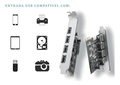 PLACA USB 3.0 PCI-EXPRESS 4 PORTAS KNUP -  KP-T102