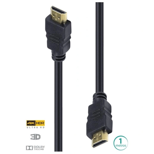 Cabo Hdmi 2.0 4k Ultra Hd 3d Conexão Ethernet 1 Metro - H20-1