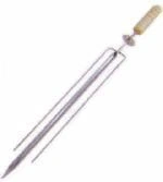 Espeto Giratório Tridente Inox 50cm