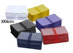 Carteirinha p/ Foto 3X4 pacote c/100 unid. cores sortidas