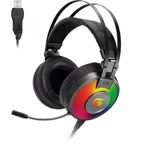 Headset Gamer Fortrek 7.1 RGB G Pro H3+ Cinza - 65907