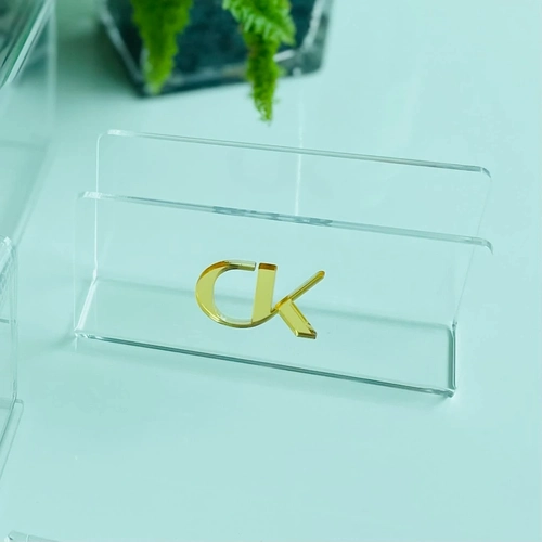 Porta Guardanapos U - Logo alto relevo inicial ou desenho