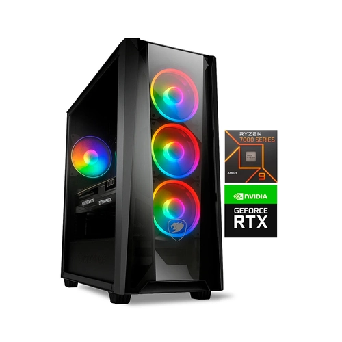 PC Gamer FPS Headshot, Ryzen 9 7900X, NVídia Geforce RTX 5060 TI, 16GB Ram DDR5, SSD NVMe 512GB, Wi-Fi Integrado, Gabinete Gamer RGB