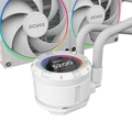Water Cooler 240mm Pcyes Vision White Ghost - Tela Lcd 2,1 - Vs240wg