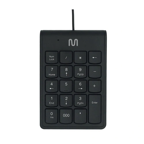 Teclado Numérico Tfn100, Com Fio, Usb, Cabo de 120cm, Com Tecla 000, Preto - Tc227