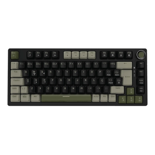 Teclado Mecanico Pcyes 75% Arkeum Cammo Edition Switch Blue - Akcm75bbr - 286147