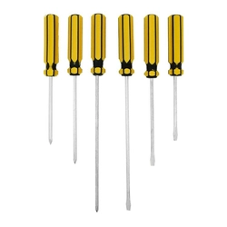 Jogo De Chaves De Fenda e Philips Western Com 6 Pecas