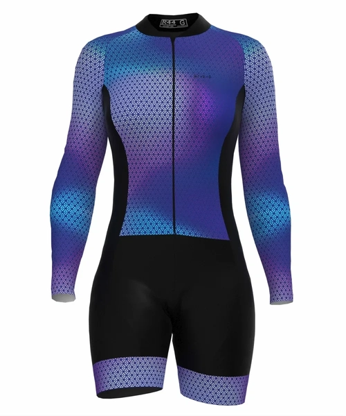 Macaquinho de Ciclismo Feminino Chuva de Prata