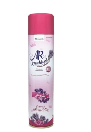 Odorizante De Ambiente Lavanda Ar Gradável 400ml