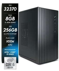 Computador INTEL, 1007 TC, I5-10400, 8GB, SSD256, NVME, 200W, H510