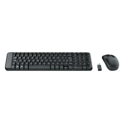 Kit Teclado e Mouse Logitech Mk220 Preto Sem Fio - 920-004431
