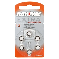 Pilhas Auditivas Rayovac Sem Mercurio Tamanho 13 Com 6 - D13-6lazm