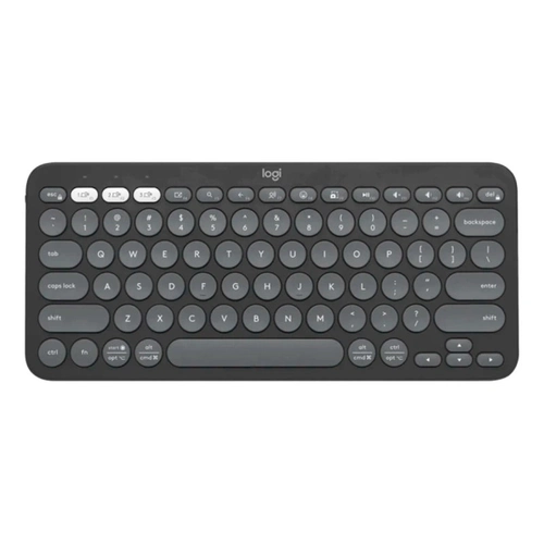 Teclado Logitech Pebble Keys 2 K380s Sem Fio Grafite - 920-011789