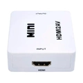 Adaptador Mini Conversor Hdmi P/ Rca Ref. Es-04 Fy-00663