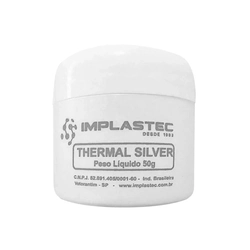 Pasta Térmica Silver Especial Prata Pote 50Gr Implastec