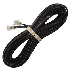 Cabo Para Telefone Pino Americano+pino Americano 10 Metros Liso Preto