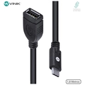 Cabo Usb Tipo c x Extensor Usb a Fêmea 2.0 1.8 Metros - C20uaf-2