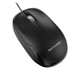Mouse Multilaser Box Óptico Com Fio Usb Preto - Mo255