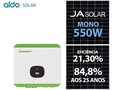 Gerador De Energia Solar Growatt Rosca Dupla Metal Romagnole Growatt Gf 8,8kwp Ja Deep Blue Mono 550w Min 10kw 3mppt Mono 220v