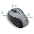 Mouse Sem Fio 2.4 ghz 1200 dpi 3 botões Cinza Usb - mo213