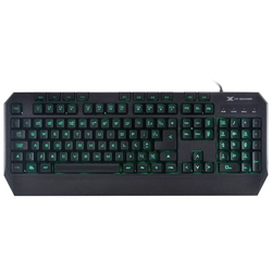 Teclado Gamer Vinik Gt400 Draco Com Macros, Multimidia Led 3 Cores Cabo 1.8 Metros Abnt2 Preto