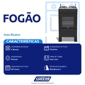 Fogao 4b Realce Ares S/acend - 5926