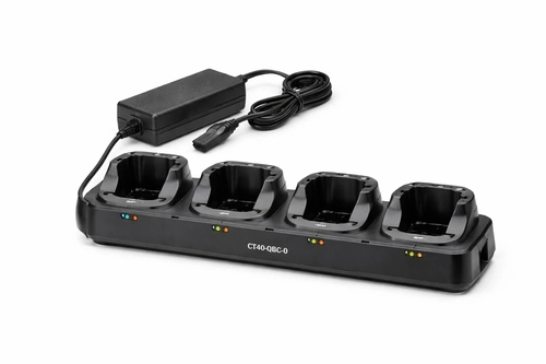 Doca Carregadora De Baterias Honeywell Para Ct40 Com Quatro Posições e Fonte - Ct40-qbc-0