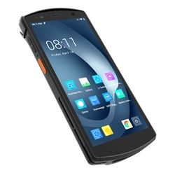 DT50 - Android 13, Qualcomm octa-core de 2,45 GHz, tela de 5,7 polegadas, resolução de 1440 x 720, memória de 4 GB / 64 GB, câmera traseira de 13 MP e frontal de 5 MP, resistente a quedas de 1,5 m e índice de proteção IP67.  Incluso: Fonte e cabo de energia.