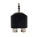 Adaptador P2 Macho P/ 2 Rca Femea (kit C/ 10) Mod. Le-5508 Preto