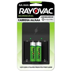 Carregador de Pilhas Aa/aaa Com 2 Pilhas Aa Bivolt Ps132-2br