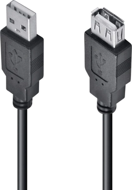 Cabo Usb a Macho x Usb a Fêmea 2.0 - 3m Extensor - Uamaf-3