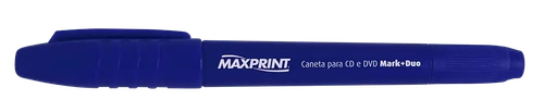 CANETA CD/DVD DUO AZUL MAXPRINT