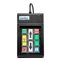 Teclado Gertec Preto Tec 12 Usb Varejo - 00410675