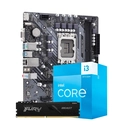 Kit Upgrade Intel Core i3-14100F + Placa Mãe H610M DDR4 + Memória DDR4 8GB 3200Mhz
