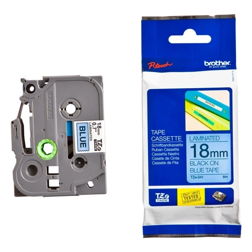 Fita Brother Preto/azul Para Rotuladores - Tze541