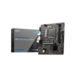 Placa Mãe MSI PRO H610M-G DDR4, Intel LGA1700, mATX, DDR4 - 911-7D46-234