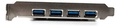 Placa USB 3.0 Pci-express 4 Portas Knup - Kp-t102