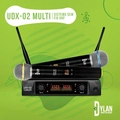 Microfone Sem Fio Duplo Uhf Display Digital 30 Canais Udx 02