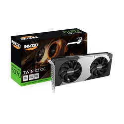 Gpu Inno3d Geforce Rtx 5070 Twin X2 Oc 12gb 192bits Gddr7 N50702-12d7x-195064n