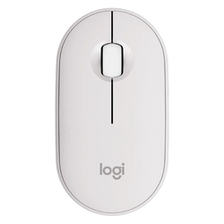 Mouse Logitech Pebble 2 M350s, Bluetooth, Clique Silencioso, Sem Fio, Branco - 910-007047