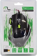 Mouse Laser Gamer Performance Usb 2400dpi Mo208 Preto