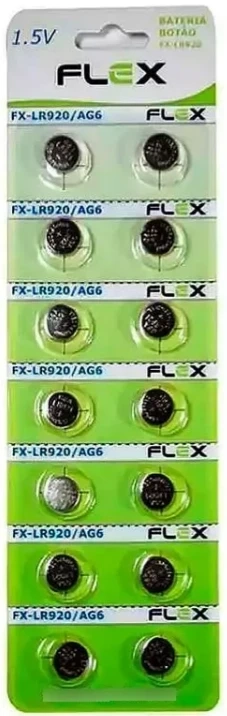 371 = 920 = 921 = 370 = G6 Flex - 1,55V cartela c/14un.