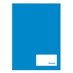 CADERNO LINGUAGEM BROCHURA CAPA DURA 96FLS AZUL