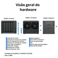 Servidor NAS Synology DiskStation DS423+ Com 4 Baias (Sem Disco)