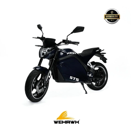 Moto Eletrica Hawk Modelo Sts Hw05 3000w Bat 72v 35ah Black Gs.02