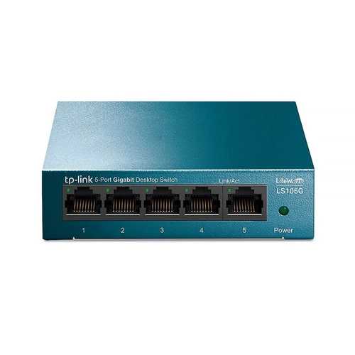 Switch Tp-link Gigabit De Mesa Com 5 Portas - Ls105g